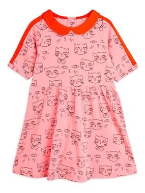 Mini Rodini Pink Cathletes dress